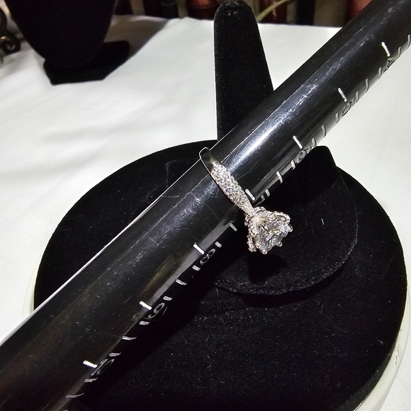 Sterling Silver Engagement Ring 💍 - Picture 8 of 16